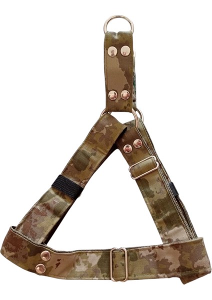 Köpek göğüs tasması orta ve büyük ırk kamuflaj destekli kumaş genişlik:3cm göğüs ölçüsü:55-95cm ayarlamalı dog harness GT4-7 fırsatları
