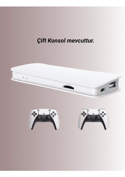 M15 Retro Konsol - 20.000 Oyunlu, Çift Gamepadli, 4K HDMI
