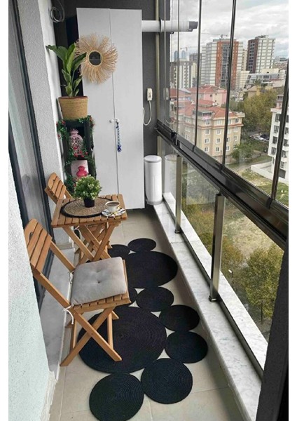 Jüt S Model Salon Mutfak Balkon Oturma Odası Kapı Önü Banyo Paspas Yolluk Kilim