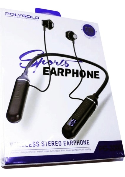 PG-100 Bluetooth 5.0 Boyun Bantlı Kulaklık - 50 Saat Konuşma Süresi, Type-C Şarj modelleri