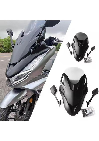 Honda Pcx 125 Ön Kaput + Rüzgarlık + Ayna Seti (2021-2024) modelleri