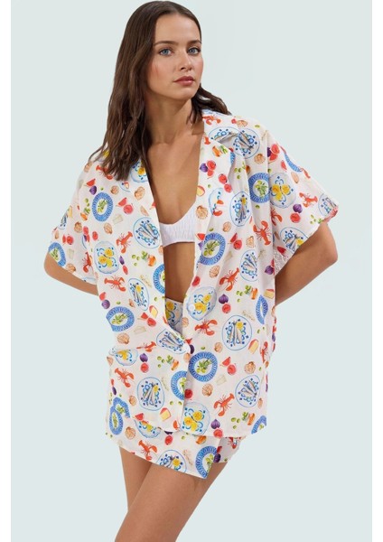 Dokuma Pamuklu Plaj Gömlek Etek Takımı Rahat ve Şık Yazlık Profesyonel Görünüm Konforlu Kesim fiyatları