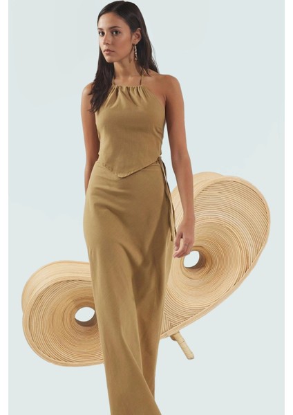 Plaj Bluz Etek Takımı Rahat Kesim Renk Pamuk Kumaş Yazlık Konforlu Seçkin Malzeme fiyatları