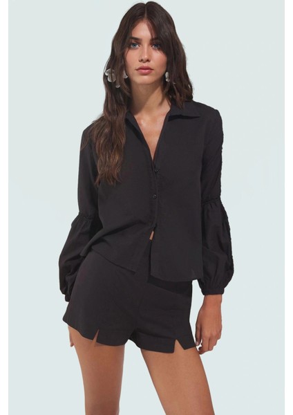 Şık Kadın Plaj Takımı Pamuk Gömlek Şort Yazlık ve Rahat Konforlu Kesim Yüksek Kalite fiyatları