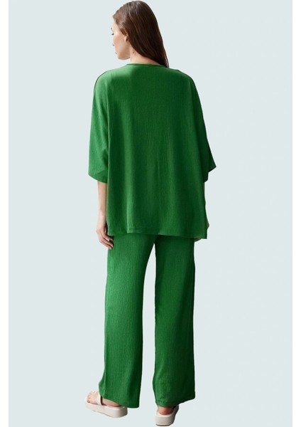 Yazlık Kadın Kimono Pantolon Takım Rahat Şık ve Çok Yönlü Trend Tasarım Modern Stil Görünüm modelleri