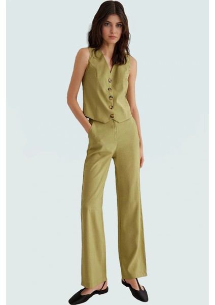 Yazlık Kadın Modal Pantolon Yelek Takım Rahat Kesim Nefes Alabilir Kumaş ve Şık Premium Kalite fiyatları