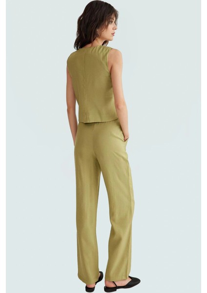 Yazlık Kadın Modal Pantolon Yelek Takım Rahat Kesim Nefes Alabilir Kumaş ve Şık Premium Kalite modelleri
