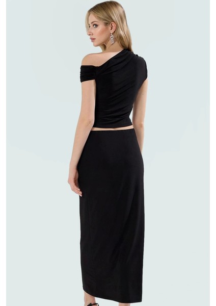 Ekose Desenli Örme Midi Elbise Takım Rahat Şık ve Çok Yönlü Premium Kalite Dayanıklı Malzeme modelleri