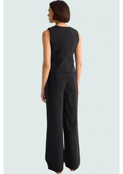 Yazlık Kadın Modal Pantolon Yelek Takım Rahat Kesim Nefes Alabilir Kumaş ve Şık Premium Kalite modelleri