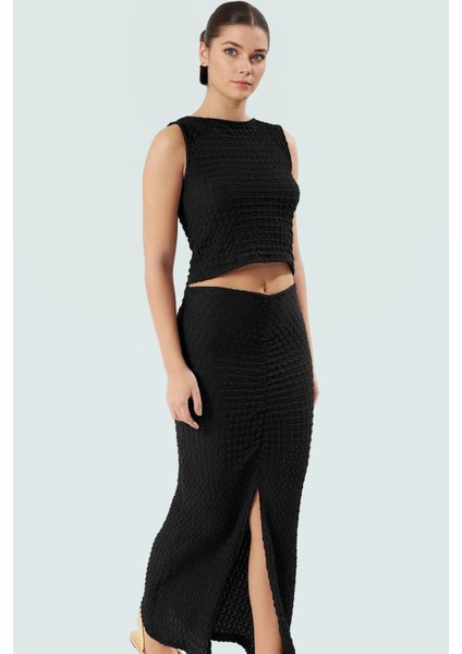 Fitted Örme Bluz Etek Takım Nefes Alan Polyester Kumaş Özenle Seçilmiş Uzun Ömürlü fiyatları