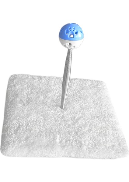 Özel Yaylı Toplu Hacıyatmaz Kedi Aktivite Oyuncağı 16-20 cm Beyaz Fırsat!!! fırsatları
