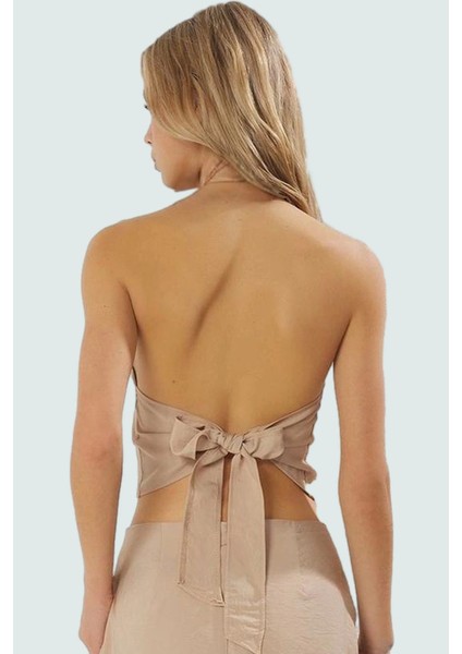 Shally Dokuma Kumaştan Kolsuz Crop Bluz Etek Takım Rahat Kullanım Mükemmel Uyum Özenle Seçilmiş fiyatları