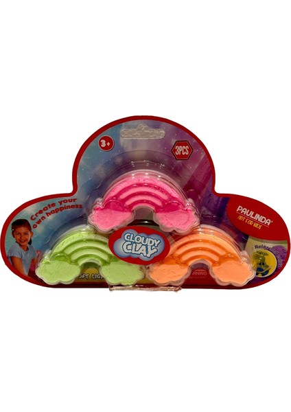Özel Slime Super Cloudy Clay 3 Parça S00095812 Fırsat!!!