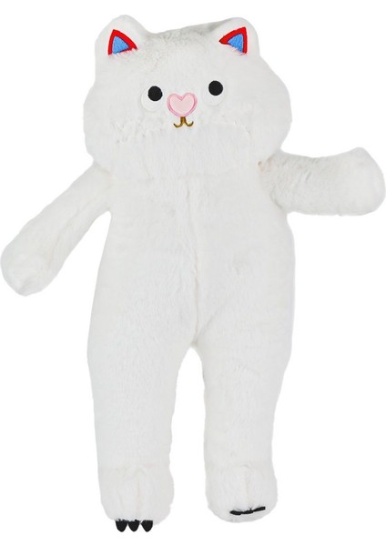Özel 4806 Peluş Uzun Kedi 55 cm Beyaz -My Friend Toys Fırsat!!!