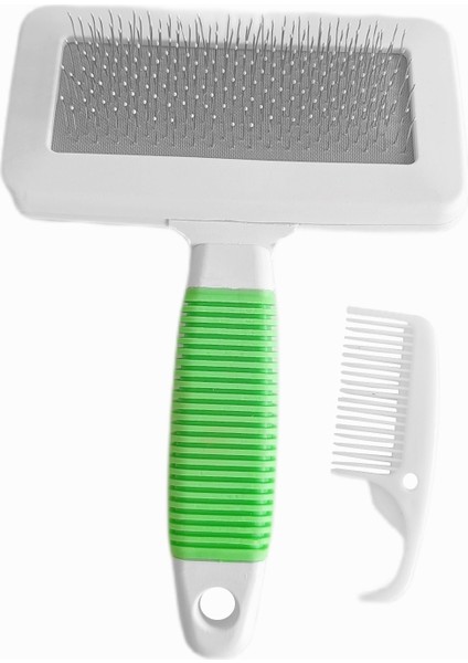 Özel Temizleme Aparatlı Kedi Köpek Tarağı 9.5 Cm-14 cm Medium Yeşil Fırsat!!! modelleri