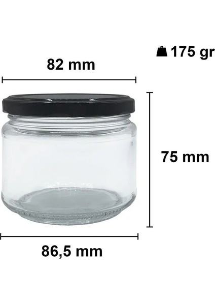 4 Adet 300 ml Metal Konserve Kapaklı Magnolya ve Gıda Saklama 300 cc Şeffaf Cam Kavanoz modelleri