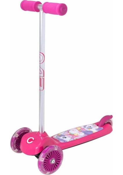 Özel 3 Tekerlekli Unicorn Işıklı Scooter Fırsat!!!
