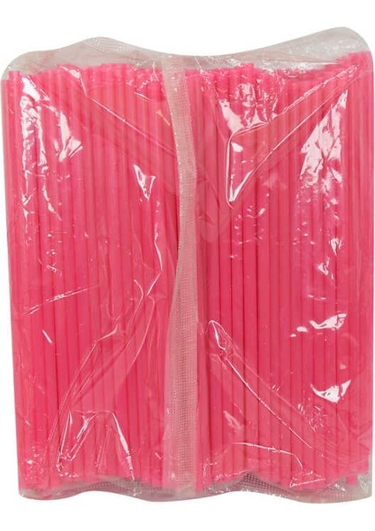 Özel Körüksüz Pipet Ayran Kola Meşrubat Pipeti 19 cm Kırmızı 150 Adet Paket Fırsat!!!