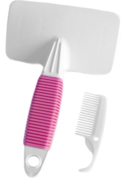 Özel Temizleme Aparatlı Kedi Köpek Tarağı 12 Cm-15 cm Large Pembe Fırsat!!! fiyatları