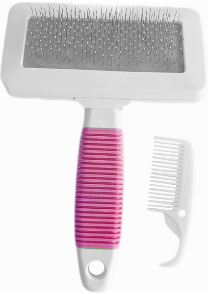 Özel Temizleme Aparatlı Kedi Köpek Tarağı 12 Cm-15 cm Large Pembe Fırsat!!! modelleri