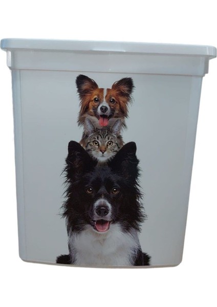 Kuru Mama Saklama Kutusu, Kedi ve Köpekler Için Pratik ve Güvenli Saklama Kabı modelleri