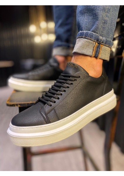 J421 Bağcıklı Ortopedik Taban Erkek Günlük Sneaker Spor Ayakkabı Bt Siyah fırsatları