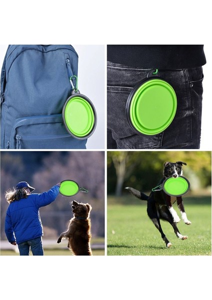 Katlanabilir Evcil Hayvan Mama ve Su Kabı ile Eğlenceli Köpek Oyuncağı