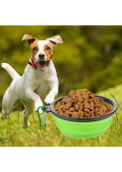 Katlanabilir Evcil Hayvan Mama ve Su Kabı ile Eğlenceli Köpek Oyuncağı