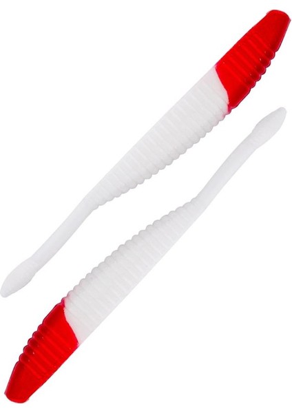 Silikon Kurt Yem - 3,3g 95MM - Fishack Wormix - 1 Adet - Red White fiyatları
