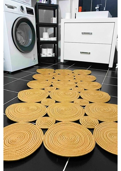 Maise Hasır Dikdörtgen Jüt Örme Özel Tasarım Halı Kilim Yolluk Paspas modelleri