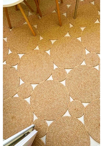 Maise Hasır Dikdörtgen Jüt Örme Özel Tasarım Halı Kilim Yolluk Paspas indirimleri