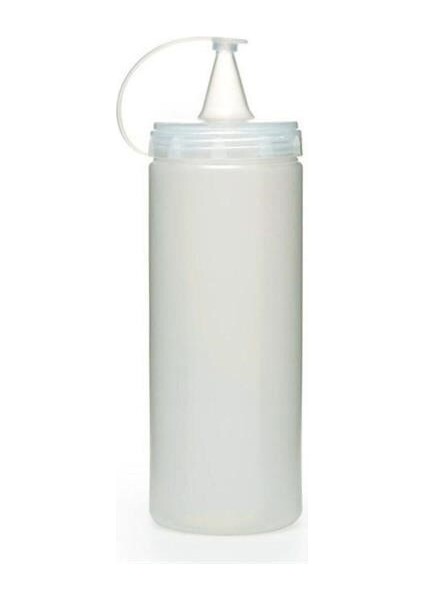 Omb Store Şeffaf Kapaklı Sızdırmaz Yağlık Sosluk Şişesi Plastik Yağdanlık 400 ml AP-9028