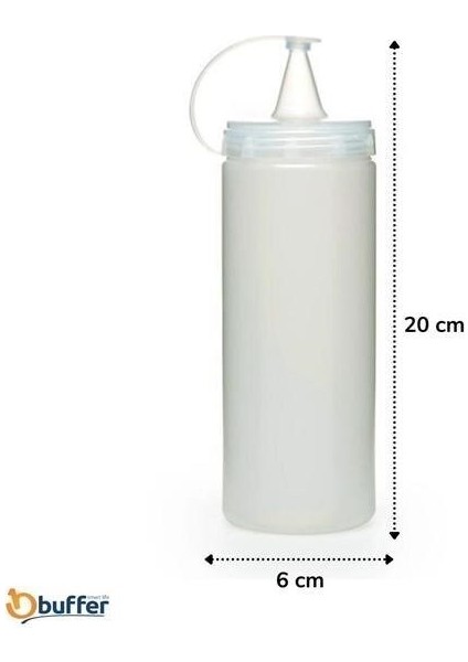 Omb Store Şeffaf Kapaklı Sızdırmaz Yağlık Sosluk Şişesi Plastik Yağdanlık 400 ml AP-9028 fırsatları