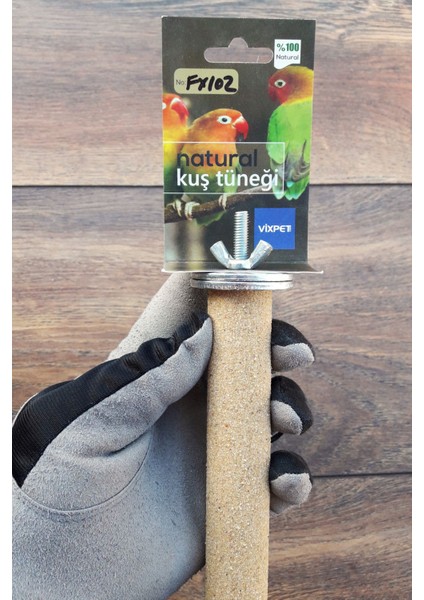 Venty 35 cm - Çapı 25 mm Kumlu Pedikür Papağan Tüneği - Jako, Amazon, Eklektus, Kayık, Alex, Konur - Gaga ve Tırnak Bakımı fırsatları