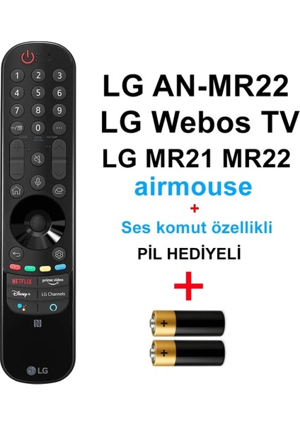 Lg AN-MR22 Lg Webos Tv'ler Için Sihirli Kumanda-Airmouse ve Sesli Komut Özellikli