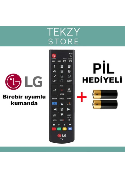 Lg Tvlere Birebir Uyumlu Kumanda