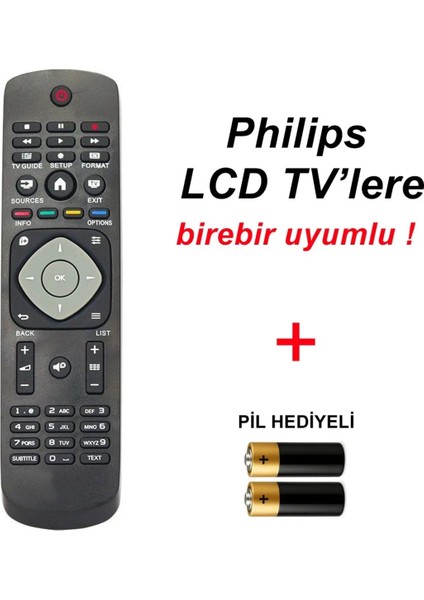 Philipstv'lere Uyumlu Kumanda – LCD / LED Modellerle Tam Uyumlu