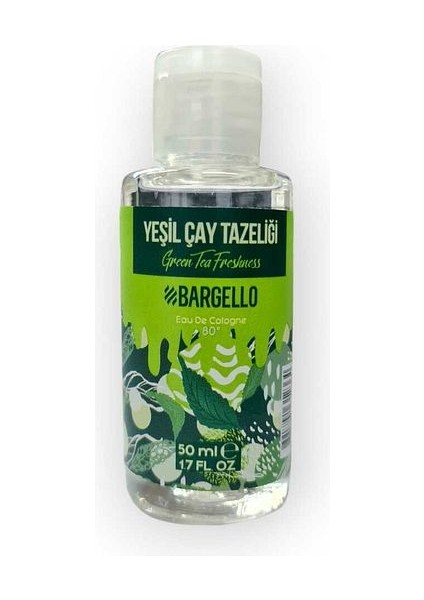Yeşilçay Tazeliği 50 ml Plastik Dökme Kolonya Edc - MNMS50KYE