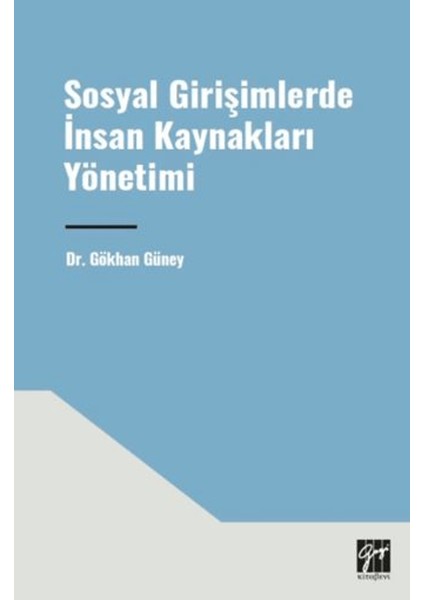Sosyal Girişimlerde Insan Kaynakları Yönetimi