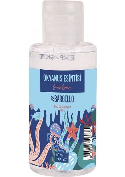 Okyanus Esintisi 50 ml Plastik Dökme Kolonya Edc - Mnms50kok