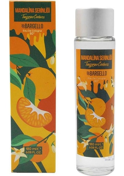 Mandalina Serinliği 180 ml Cam Şişe Dökme Kolonya Edc - MNMS180KMA