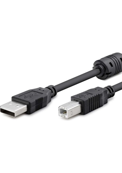 Büro Ev Ofis Için 300CM Siyah USB Prınter Kablosu