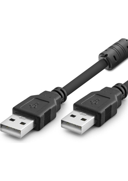 Büro Ev Ofis Için 500CM Siyah USB Kablosu