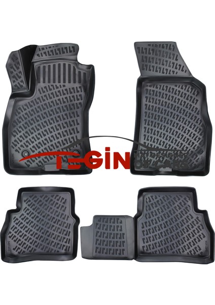 Fiat Doblo Bagaj Havuzu 2013 + Siyah 3D Havuzlu Paspas modelleri