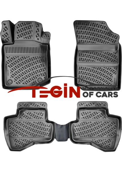 Citroen C1 2005 3D Havuzlu Paspas Siyah