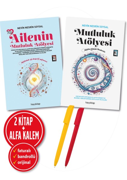 Alfa Kalem+Soysal 4 Kitap (Karakter Eğitimi+Eril Dişil+7 Ced+Mutluluk Atölyesi) modelleri