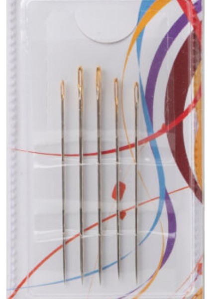 Büro Ev Ofis Hobi Dikiş Nakış Atölyesi Için 5ADET Brezilya Iğnesi