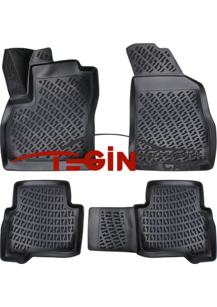 Fiat Fiorino 2018 3D Havuzlu Paspas Siyah