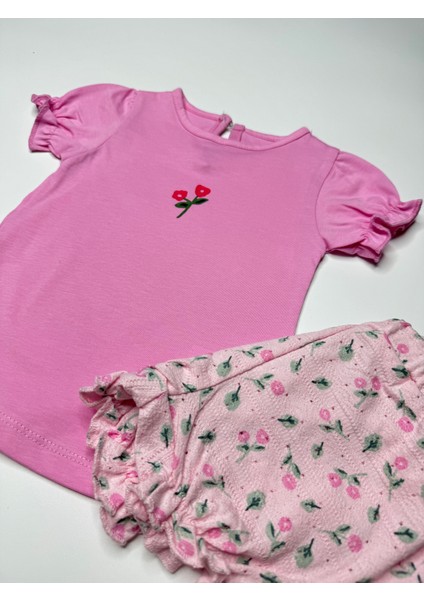 Necixs Kız Bebek Çıtır Çiçekli 2 Li Kız Takım fırsatları