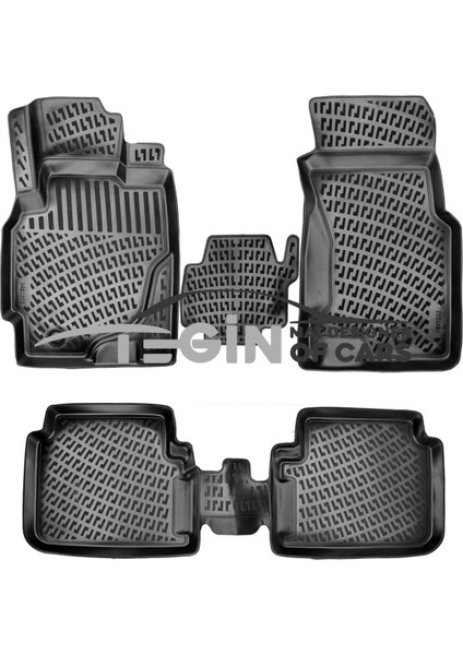 Honda Cr-V 1998 3D Havuzlu Paspas Siyah